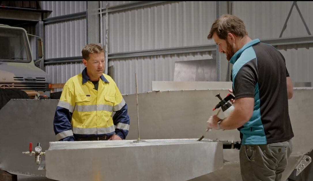 fuel tank testing aluminium kit boat