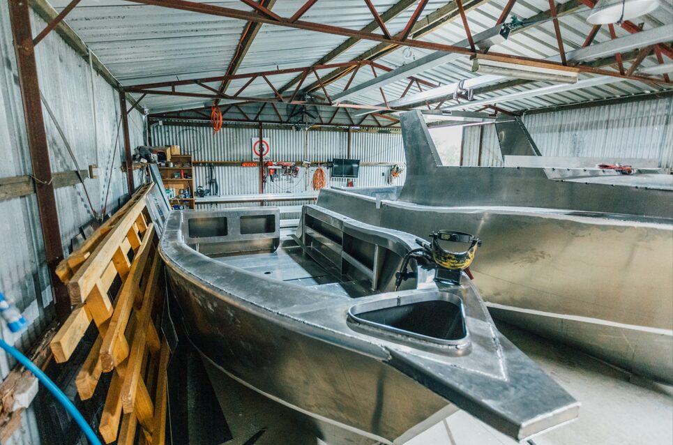 raw hull aluminium kit boat