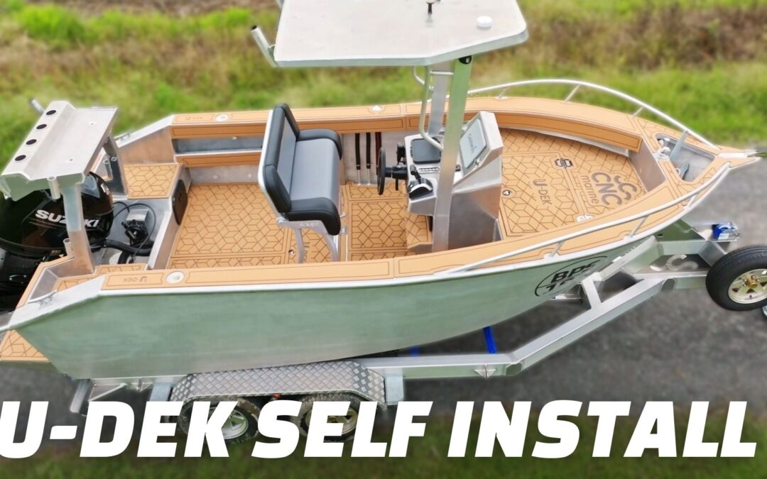 U-Dek Install Demo Boat