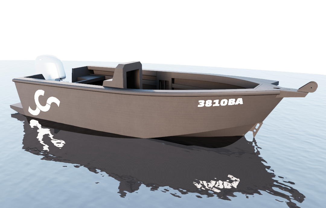 CNC MARINE_7501HT.2 7500HT Hard Top aluminium kit boat