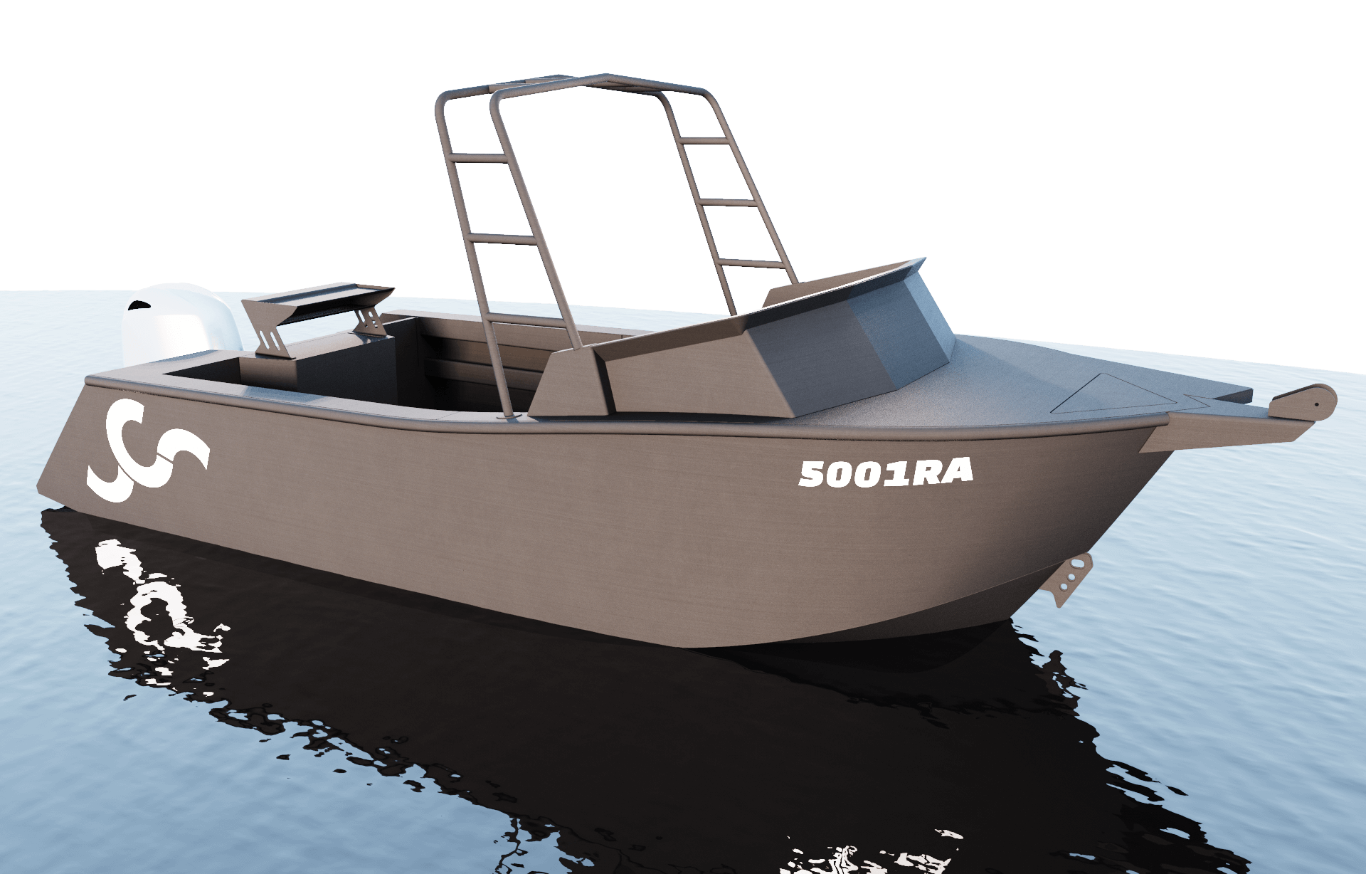7500HT Hard Top aluminium kit boat