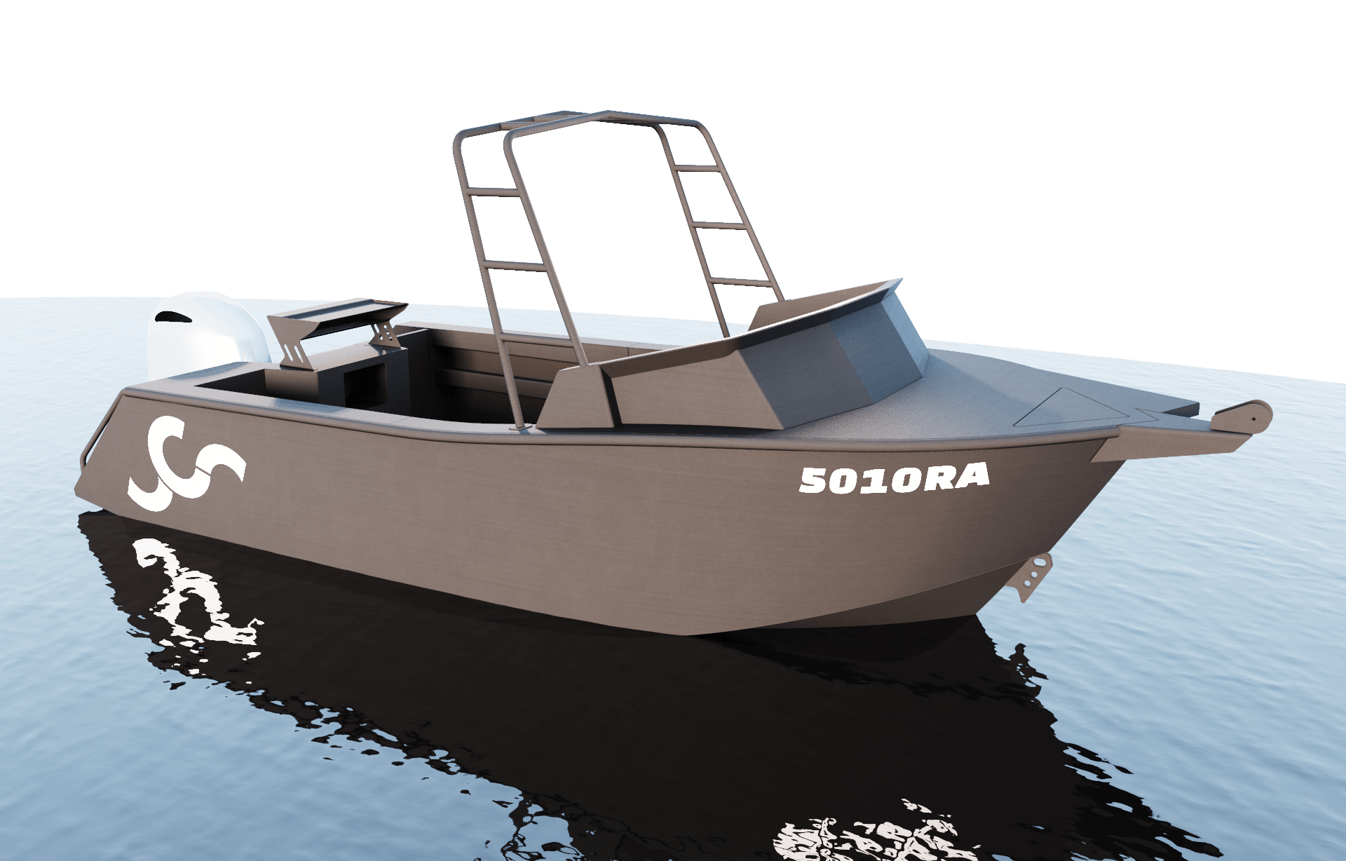 7500HT Hard Top aluminium kit boat