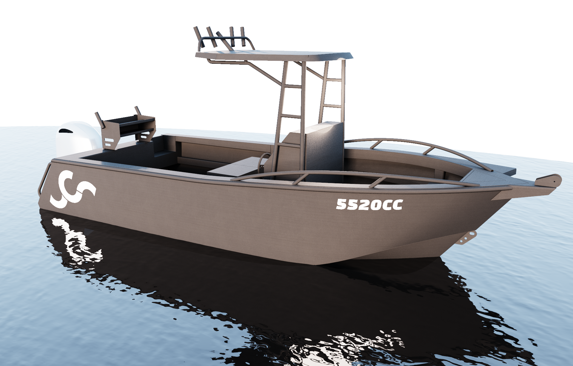 7500HT Hard Top aluminium kit boat