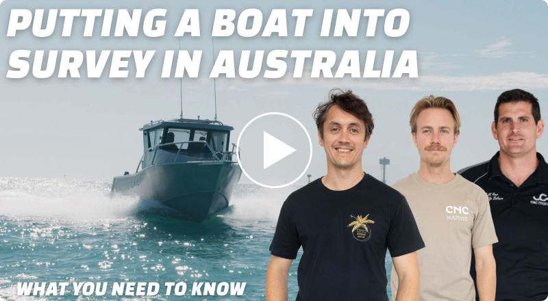 Putting a Boat Into Survey in Australia