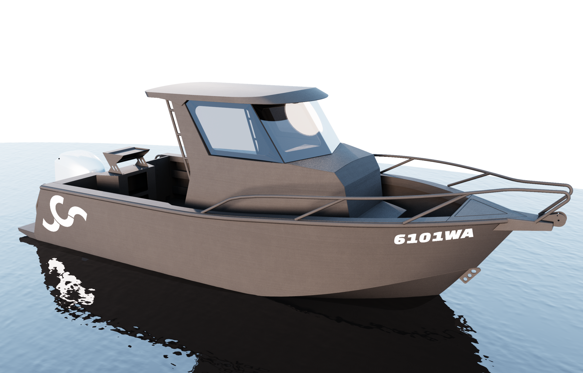 7500HT Hard Top aluminium kit boat