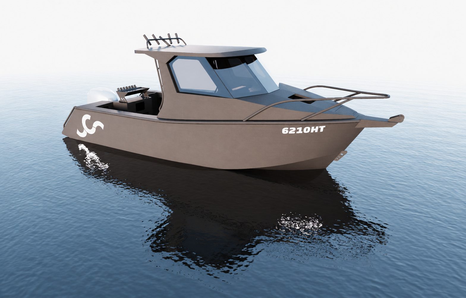 7500HT Hard Top aluminium kit boat
