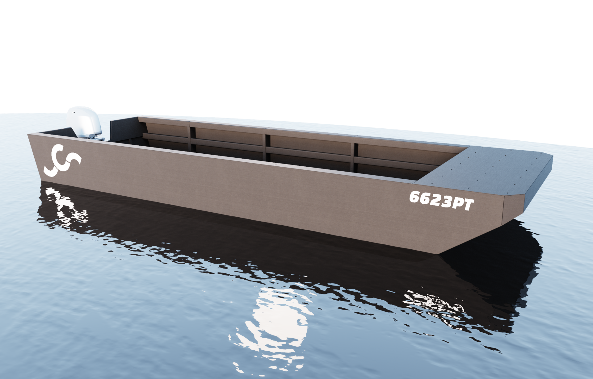7500HT Hard Top aluminium kit boat