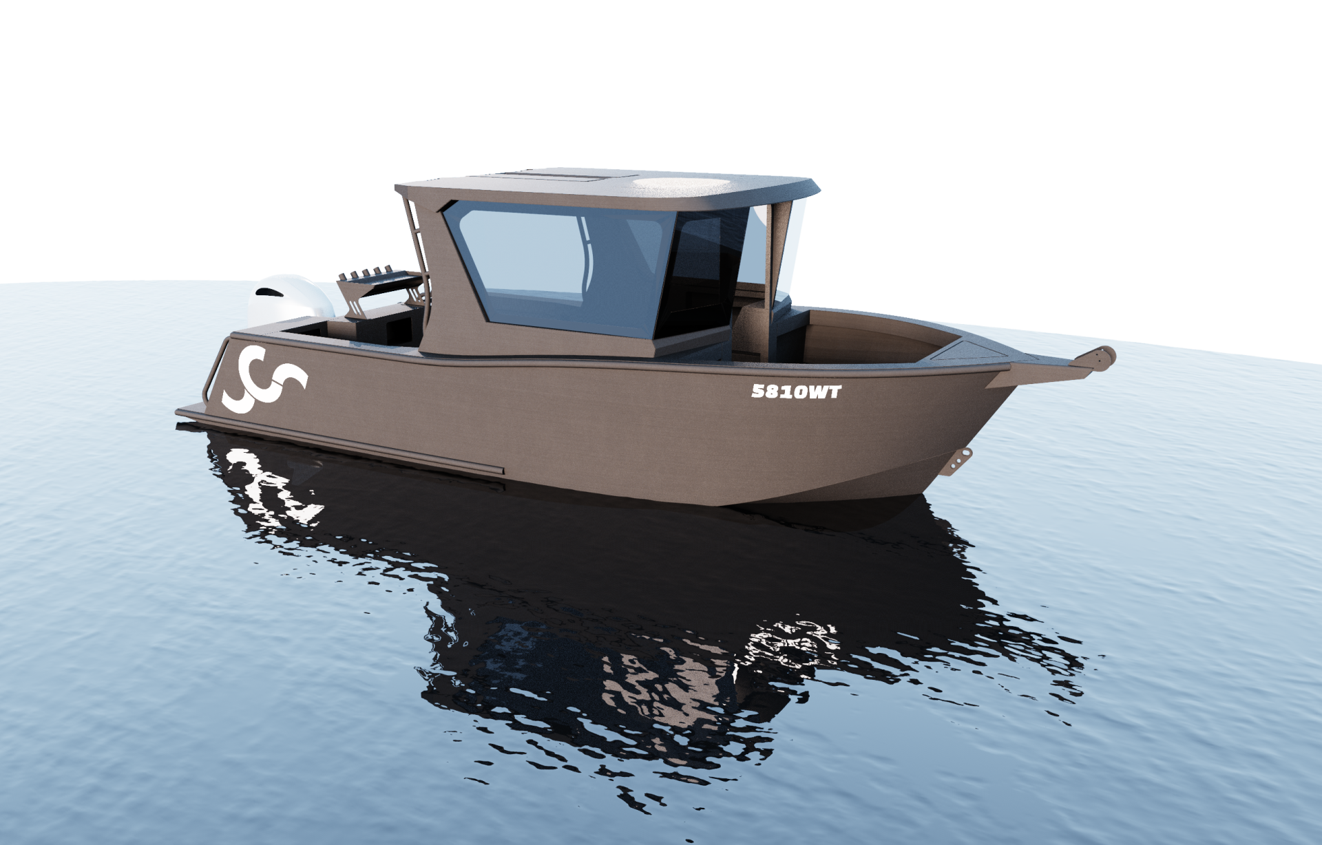 7500HT Hard Top aluminium kit boat