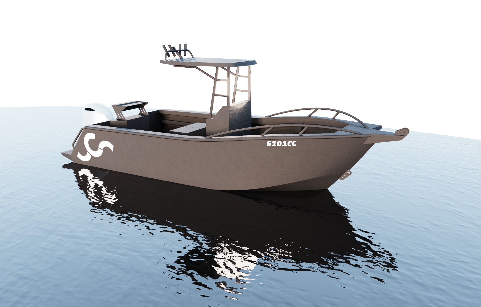 7500HT Hard Top aluminium kit boat