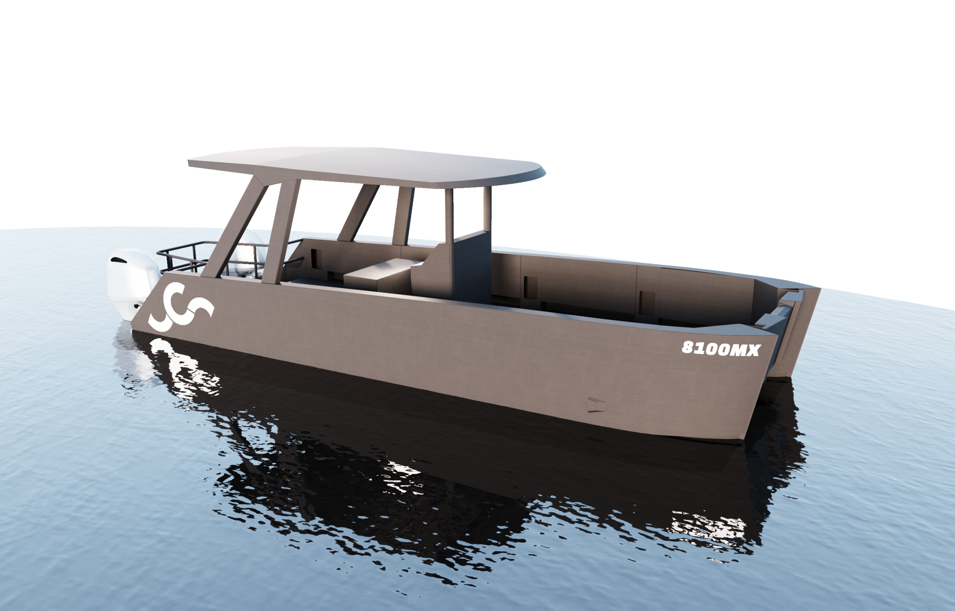 7500HT Hard Top aluminium kit boat