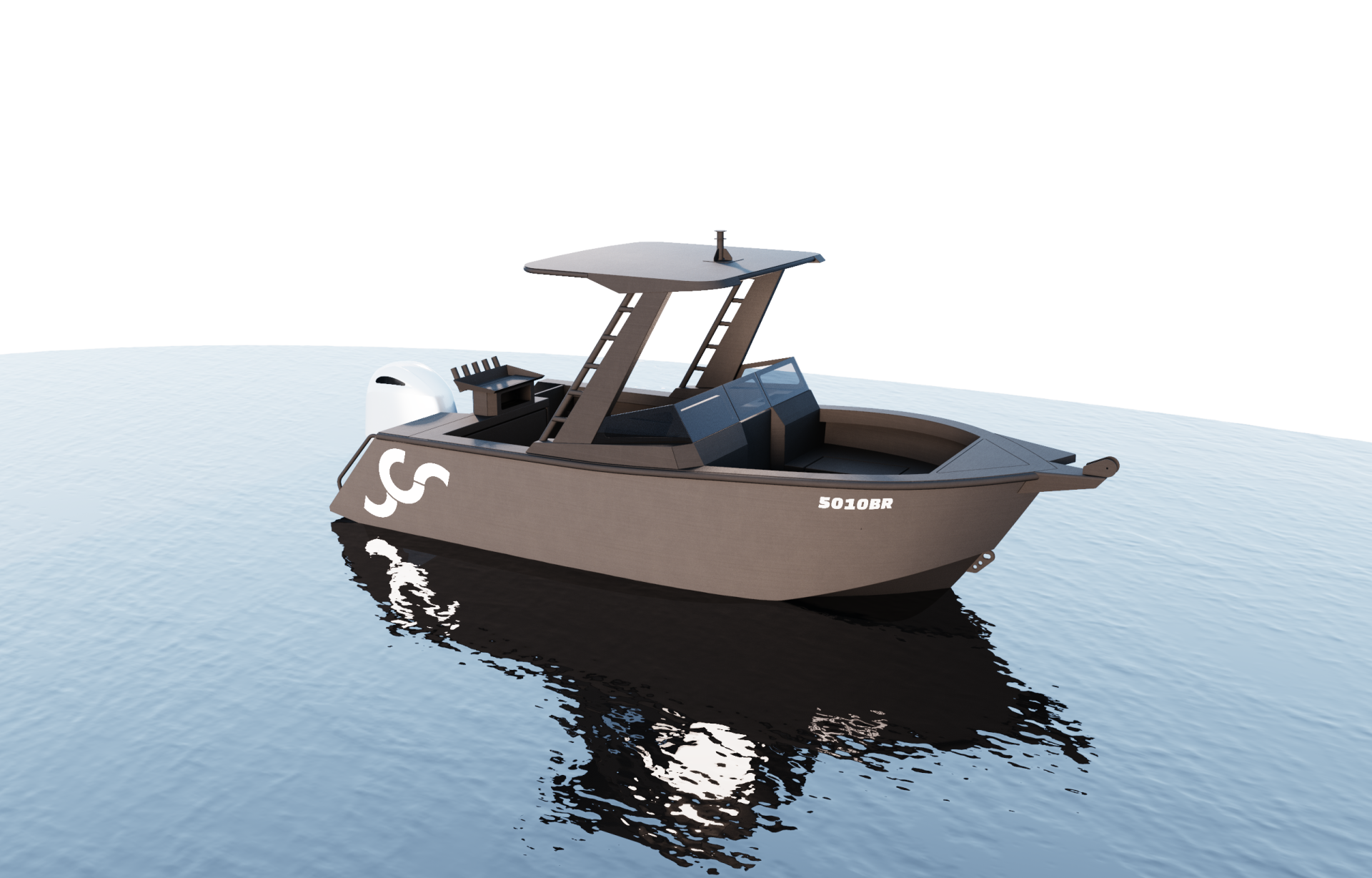 7500HT Hard Top aluminium kit boat